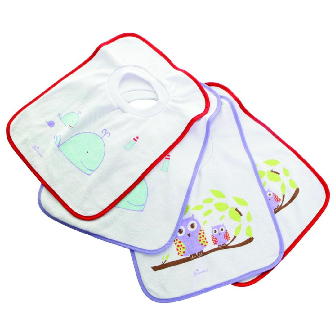 Dreambaby pull over bibs - 4 pack